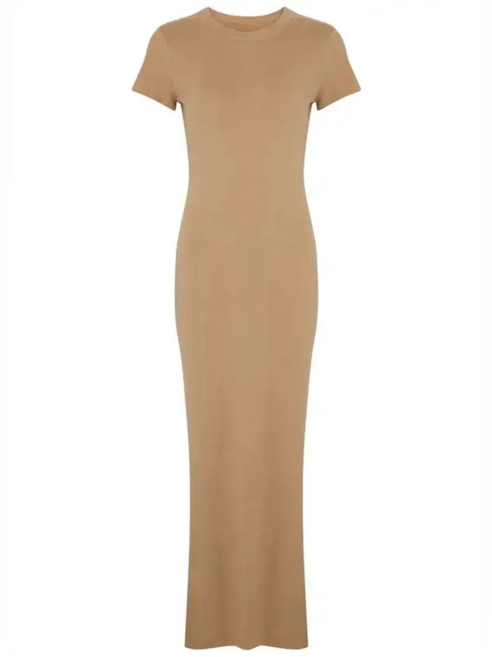 Nina Leonard Camel Maxi Dress